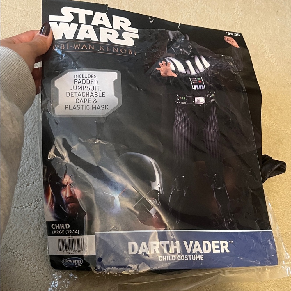 Star Wars Darth Vader Costume with Black and White Details